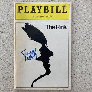Terrence McNally (Only) Signed Playbill The Rink Chita Rivera Liza Minnelli 1984